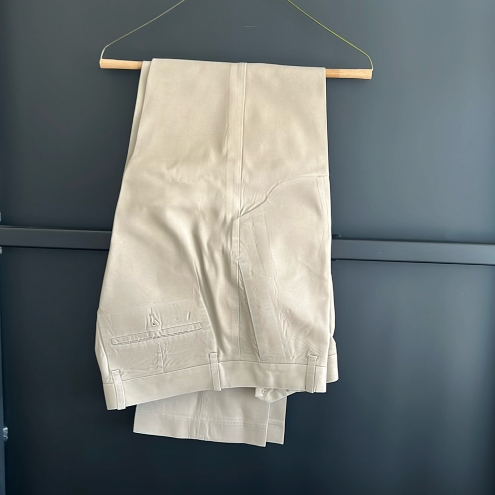 Starched Gap pants